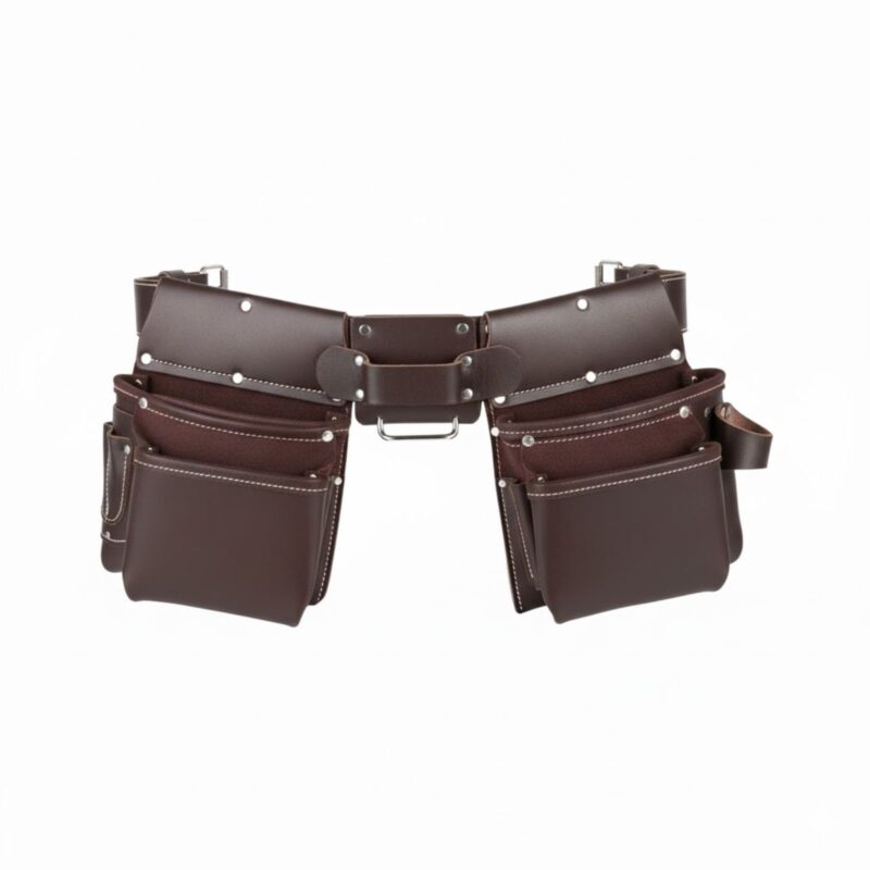 grain leather tool belt